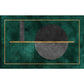 Nordic Home Decoration Rug Multicolor Geo Printed Area Carpet Cotton Blend Easy Care Anti-Slip Backing Indoor Rug Green-Black Clearhalo 'Area Rug' 'Rug' 2213705