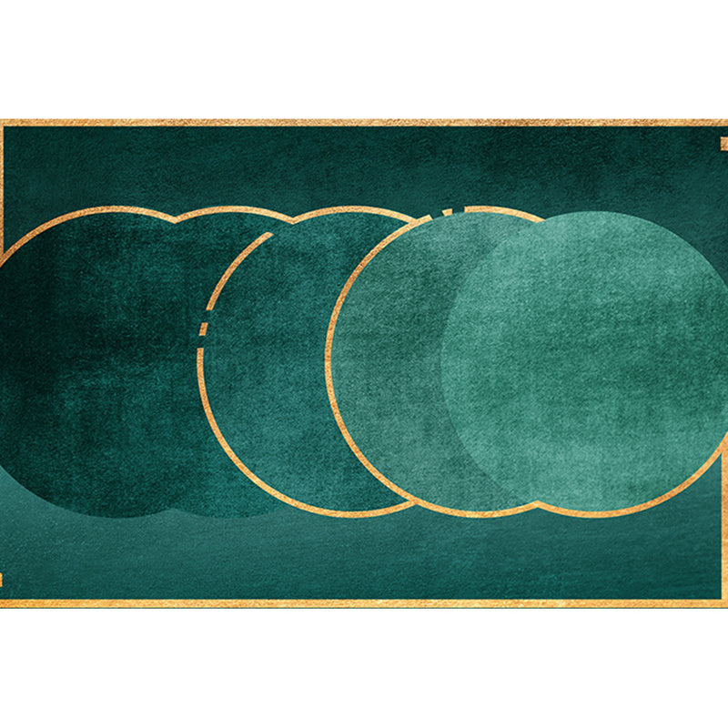 Multicolor Contemporary Rug Cotton Blend Abstract Patterned Carpet Non-Slip Backing Washable Area Rug for Home Decor Light Green Clearhalo 'Area Rug' 'Rug' 2213727