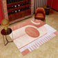 Minimalist Geometric Printed Rug Multicolor Polypropylene Area Carpet Anti-Slip Backing Pet Friendly Rug for Decor Light Orange Clearhalo 'Area Rug' 'Rug' 2213903