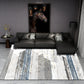 Minimalist Geometric Printed Rug Multicolor Polypropylene Area Carpet Anti-Slip Backing Pet Friendly Rug for Decor Light Gray Clearhalo 'Area Rug' 'Rug' 2213904