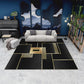Minimalist Geometric Printed Rug Multicolor Polypropylene Area Carpet Anti-Slip Backing Pet Friendly Rug for Decor Black Clearhalo 'Area Rug' 'Rug' 2213909