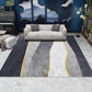Minimalist Geometric Printed Rug Multicolor Polypropylene Area Carpet Anti-Slip Backing Pet Friendly Rug for Decor Gray-Blue Clearhalo 'Area Rug' 'Rug' 2213913