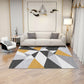 Minimalist Geometric Printed Rug Multicolor Polypropylene Area Carpet Anti-Slip Backing Pet Friendly Rug for Decor Black-Yellow Clearhalo 'Area Rug' 'Rug' 2213916