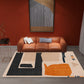 Minimalist Geometric Printed Rug Multicolor Polypropylene Area Carpet Anti-Slip Backing Pet Friendly Rug for Decor Orange Clearhalo 'Area Rug' 'Rug' 2213918