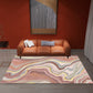 Minimalist Geometric Printed Rug Multicolor Polypropylene Area Carpet Anti-Slip Backing Pet Friendly Rug for Decor Pink Clearhalo 'Area Rug' 'Rug' 2213921