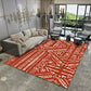 Minimalist Geometric Printed Rug Multicolor Polypropylene Area Carpet Anti-Slip Backing Pet Friendly Rug for Decor Red-White Clearhalo 'Area Rug' 'Rug' 2213922