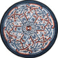 Multi-Colored Living Room Rug Americana Abstract Printed Indoor Rug Polyster Easy Care Anti-Slip Backing Carpet Dark Blue Clearhalo 'Area Rug' 'Rug' 2213926