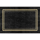 Simplicity Home Decoration Rug Multi-Color Abstract Pattern Indoor Rug Cotton Blend Pet Friendly Washable Carpet Black Clearhalo 'Area Rug' 'Rug' 2213945