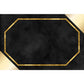 Simplicity Home Decoration Rug Multi-Color Abstract Pattern Indoor Rug Cotton Blend Pet Friendly Washable Carpet Black-Gold Clearhalo 'Area Rug' 'Rug' 2213950
