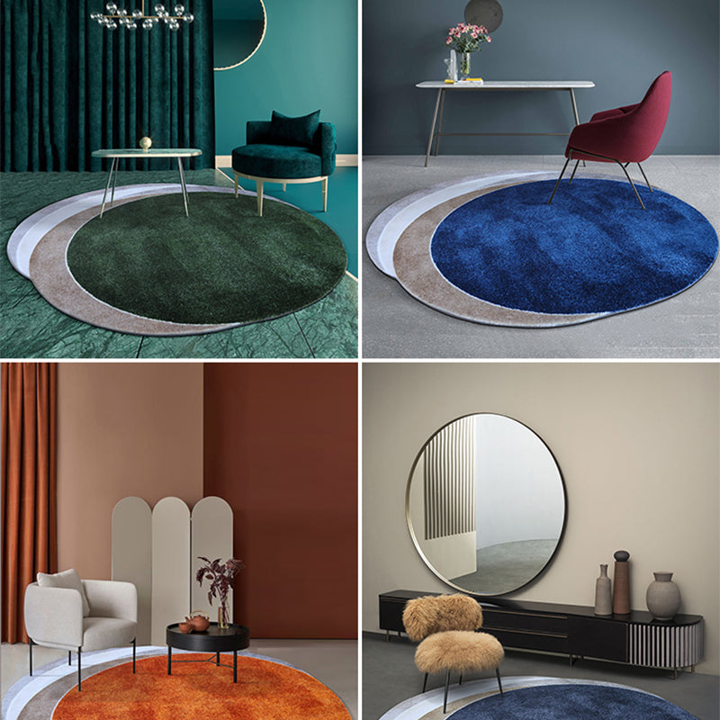 Modern Living Room Rug Multicolor Abstract Printed Area Carpet Polyster Easy Care Pet Friendly Indoor Rug Clearhalo 'Area Rug' 'Rug' 2213955