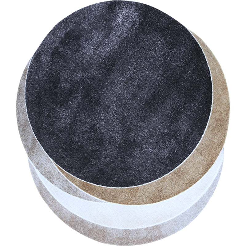 Modern Living Room Rug Multicolor Abstract Printed Area Carpet Polyster Easy Care Pet Friendly Indoor Rug Gray-White Clearhalo 'Area Rug' 'Rug' 2213966