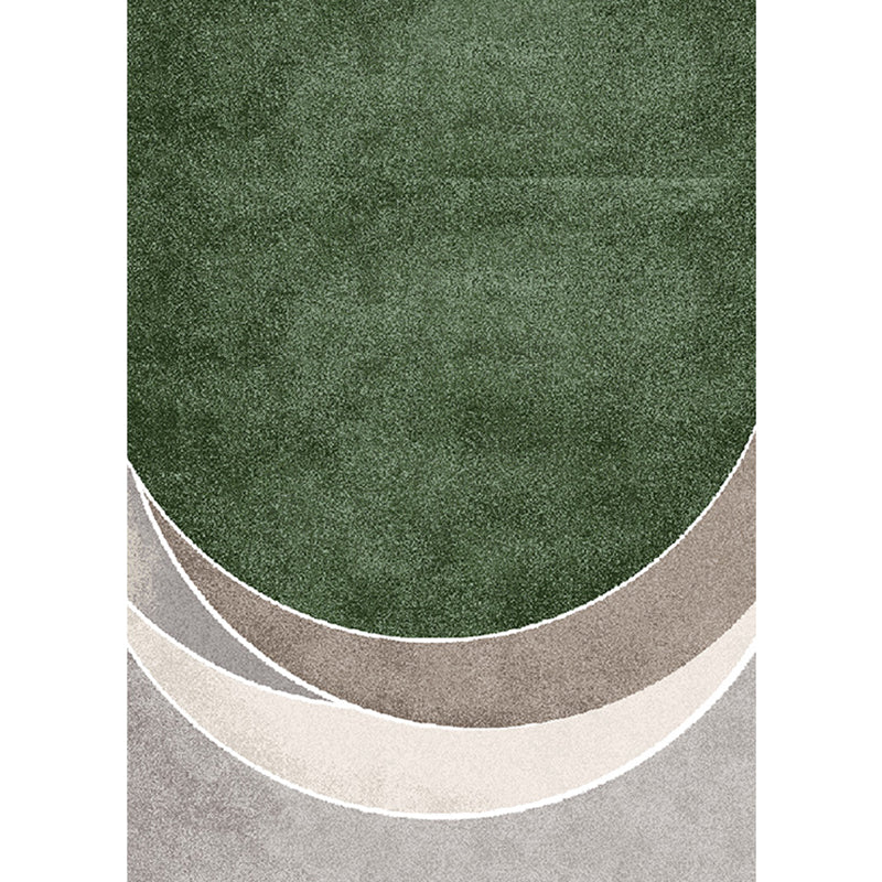 Modern Living Room Rug Multicolor Abstract Printed Area Carpet Polyster Easy Care Pet Friendly Indoor Rug Light Green Clearhalo 'Area Rug' 'Rug' 2213968