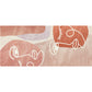 Simple Western Rug Multi Colored Patchwork Indoor Rug Non-Slip Backing Easy Care Carpet for Bedroom Nude Pink Clearhalo 'Area Rug' 'Rug' 2214051