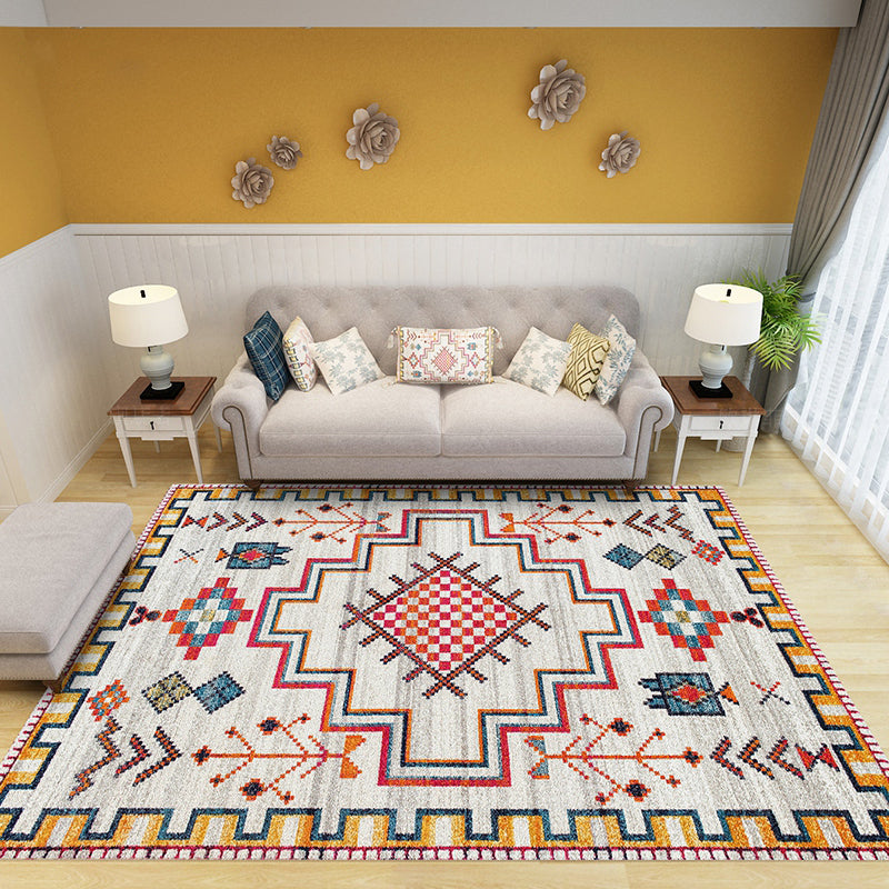Western Living Room Rug Multicolor Tribal Printed Carpet Synthetics Non-Slip Backing Washable Indoor Rug Clearhalo 'Area Rug' 'Bohemian' 'Rugs' Rug' 2214115