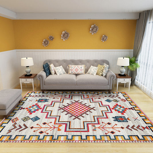 Western Living Room Rug Multicolor Tribal Printed Carpet Synthetics Non-Slip Backing Washable Indoor Rug Clearhalo 'Area Rug' 'Bohemian' 'Rugs' Rug' 2214116