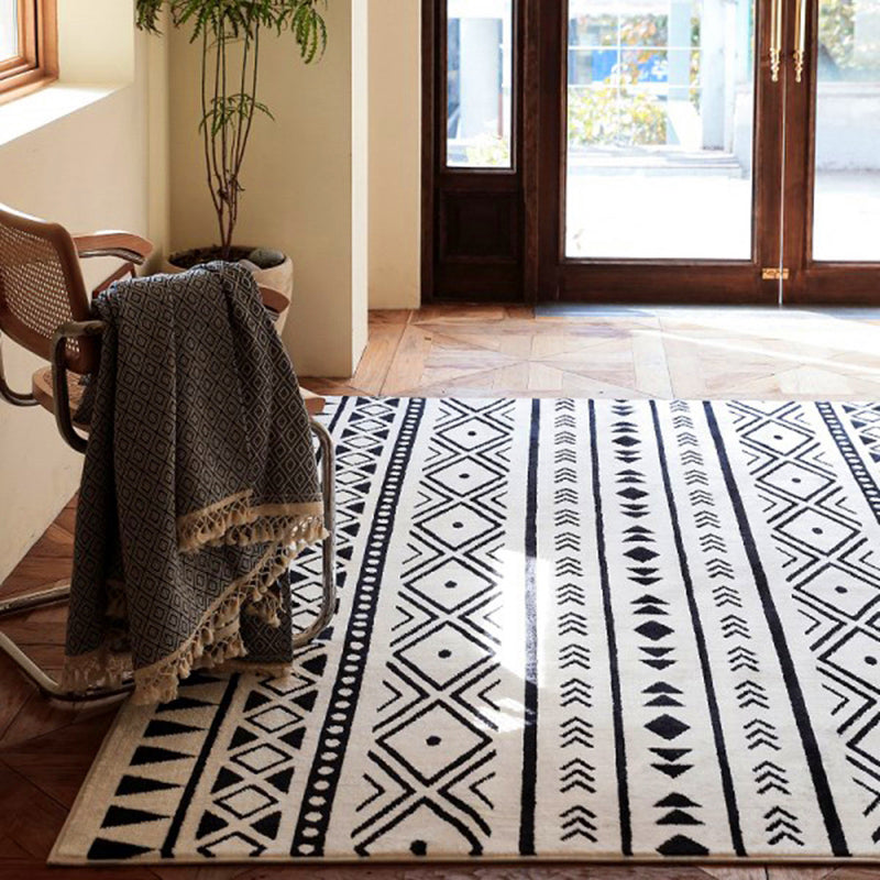 Tribal Decoration Rug Multi Colored Southwestern Pattern Area Carpet Polyster Anti-Slip Backing Machine Washable Rug Clearhalo 'Area Rug' 'Bohemian' 'Rugs' Rug' 2214122