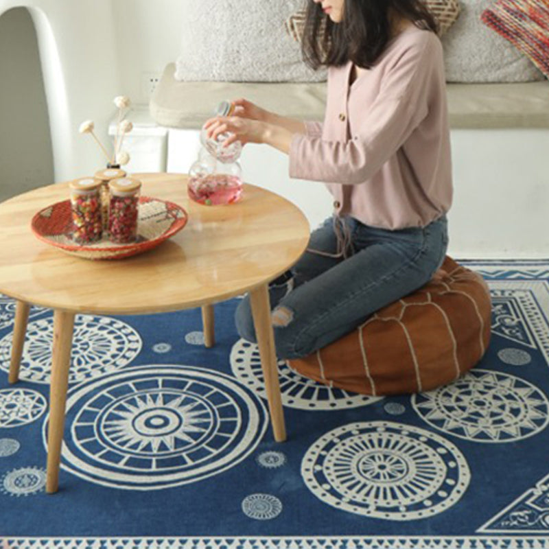 Vintage Geometric Printed Rug Multi Colored Polyster Carpet Anti-Slip Backing Washable Rug for Home Decoration Clearhalo 'Area Rug' 'Bohemian' 'Rugs' Rug' 2214174