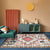 Bohemian Southwestern Pattern Rug Multi Color Polyster Area Carpet Non-Slip Backing Washable Area Rug for Decoration Red-Yellow Clearhalo 'Area Rug' 'Bohemian' 'Rugs' Rug' 2214214
