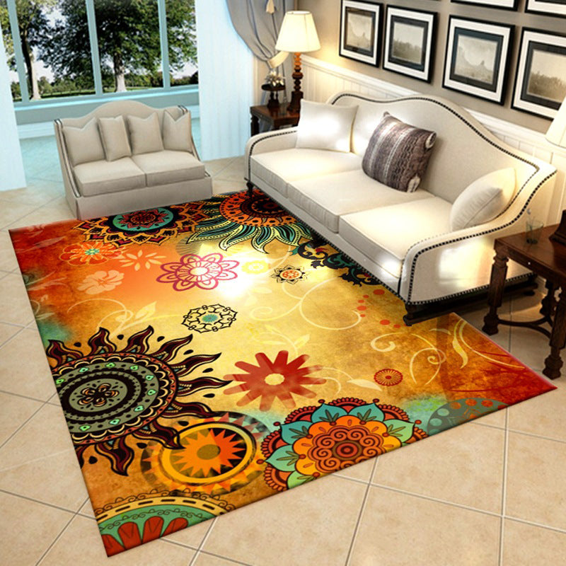 Americana Living Room Rug Multi Color Southwestern Print Carpet Polypropylene Anti-Slip Machine Washable Rug Clearhalo 'Area Rug' 'Bohemian' 'Rugs' Rug' 2214238