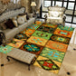 Americana Living Room Rug Multi Color Southwestern Print Carpet Polypropylene Anti-Slip Machine Washable Rug Green Clearhalo 'Area Rug' 'Bohemian' 'Rugs' Rug' 2214241