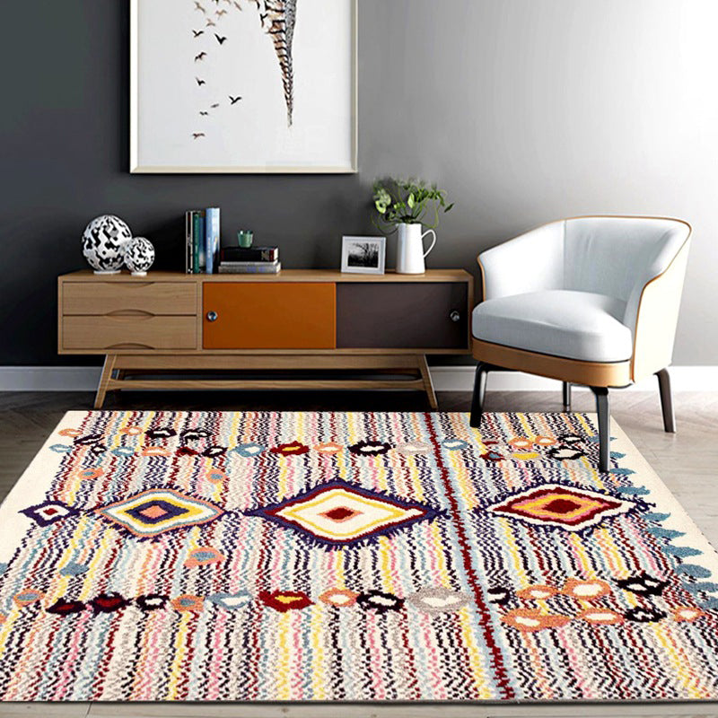 Americana Living Room Rug Multi Color Southwestern Print Carpet Polypropylene Anti-Slip Machine Washable Rug Yellow Clearhalo 'Area Rug' 'Bohemian' 'Rugs' Rug' 2214246