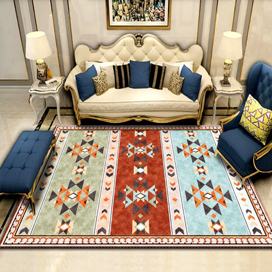 Americana Living Room Rug Multi Color Southwestern Print Carpet Polypropylene Anti-Slip Machine Washable Rug Clearhalo 'Area Rug' 'Bohemian' 'Rugs' Rug' 2214250