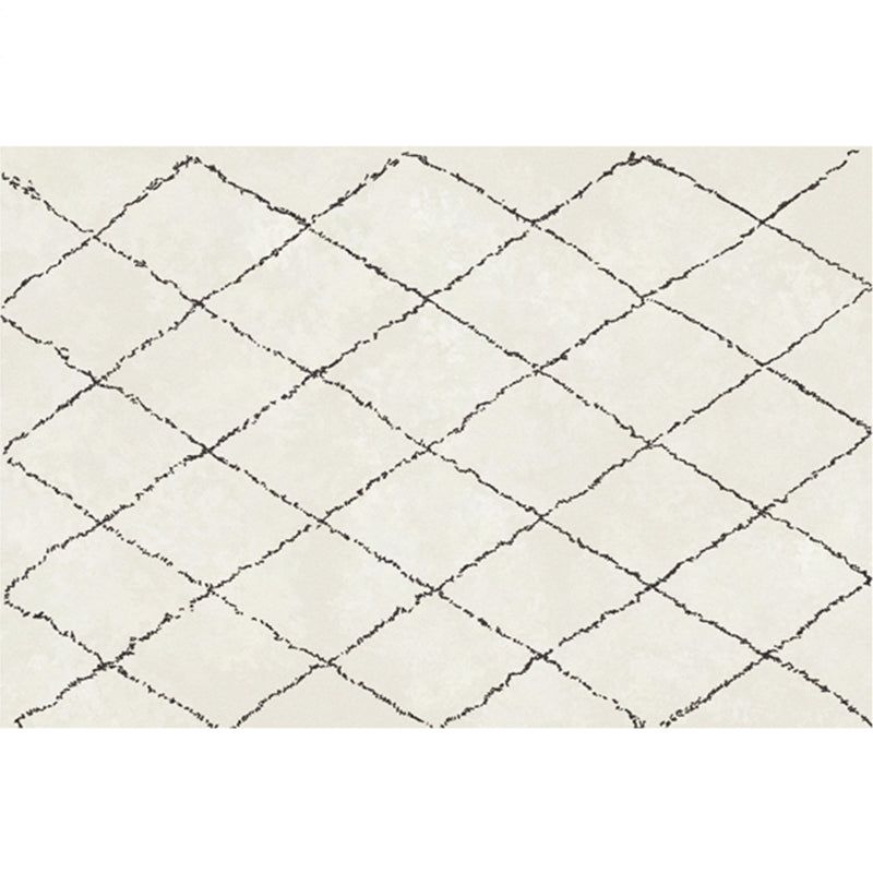 Trendy Decoration Rug Multi Colored Geo Patterned Area Carpet Polyster Anti-Slip Easy Care Washable Rug Beige Clearhalo 'Area Rug' 'Bohemian' 'Rugs' Rug' 2214361