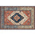 Moroccan Geo Printed Rug Multicolored Synthetics Area Rug Non-Slip Pet Friendly Indoor Rug for Living Room Blue-Red Clearhalo 'Area Rug' 'Bohemian' 'Moroccan' 'Rugs' Rug' 2214364