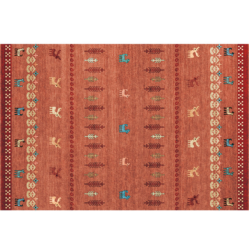 Moroccan Geo Printed Rug Multicolored Synthetics Area Rug Non-Slip Pet Friendly Indoor Rug for Living Room Red-Blue Clearhalo 'Area Rug' 'Bohemian' 'Moroccan' 'Rugs' Rug' 2214381