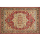 Moroccan Geo Printed Rug Multicolored Synthetics Area Rug Non-Slip Pet Friendly Indoor Rug for Living Room Orange-Red Clearhalo 'Area Rug' 'Bohemian' 'Moroccan' 'Rugs' Rug' 2214391