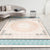 Simple Boho Rug Multi Color Geo Printed Area Rug Pet Friendly Washable Anti-Slip Backing Carpet for Room Aqua Clearhalo 'Area Rug' 'Bohemian' 'Rugs' Rug' 2214431
