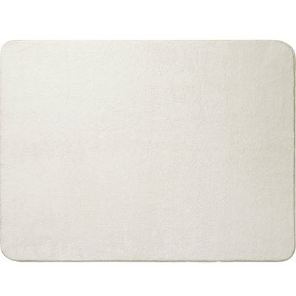 Relaxing Bedroom Rug Multi Color Plain Area Carpet Lamb Wool Anti-Slip Backing Easy Care Washable Indoor Rug Beige Clearhalo 'Area Rug' 'Rug' 2214443