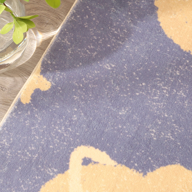 Cute Childrens Bedroom Rug Multicolor Cartoon Printed Area Carpet Synthetics Non-Slip Backing Pet Friendly Rug Clearhalo 'Area Rug' 'Rug' 2214469