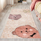 Multi Color Cute Rug Polyster Cartoon Patterned Carpet Pet Friendly Washable Anti-Slip Backing Indoor Rug for Bedroom Tan Clearhalo 'Area Rug' 'Rug' 2214522