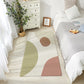 Simple Color Block Rug Multi-Colored Polypropylene Area Carpet Easy Care Machine Washable Indoor Rug for Bedroom Green Clearhalo 'Area Rug' 'Rug' 2214544