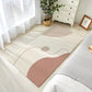 Simple Color Block Rug Multi-Colored Polypropylene Area Carpet Easy Care Machine Washable Indoor Rug for Bedroom Red Clearhalo 'Area Rug' 'Rug' 2214545