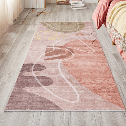 Multi Colored Relaxing Rug Lamb Wool Patchwork Indoor Rug Non-Slip Backing Machine Washable Rug for Decor Clearhalo 'Area Rug' 'Rug' 2214568