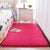 Casual Bedroom Rug Multi Colored Solid Color Indoor Rug Synthetics Easy Care Stain-Resistant Carpet Rose Red Clearhalo 'Area Rug' 'Casual' 'Rugs' Rug' 2214578