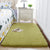 Casual Bedroom Rug Multi Colored Solid Color Indoor Rug Synthetics Easy Care Stain-Resistant Carpet Green Clearhalo 'Area Rug' 'Casual' 'Rugs' Rug' 2214580