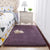 Casual Bedroom Rug Multi Colored Solid Color Indoor Rug Synthetics Easy Care Stain-Resistant Carpet Purple Clearhalo 'Area Rug' 'Casual' 'Rugs' Rug' 2214585