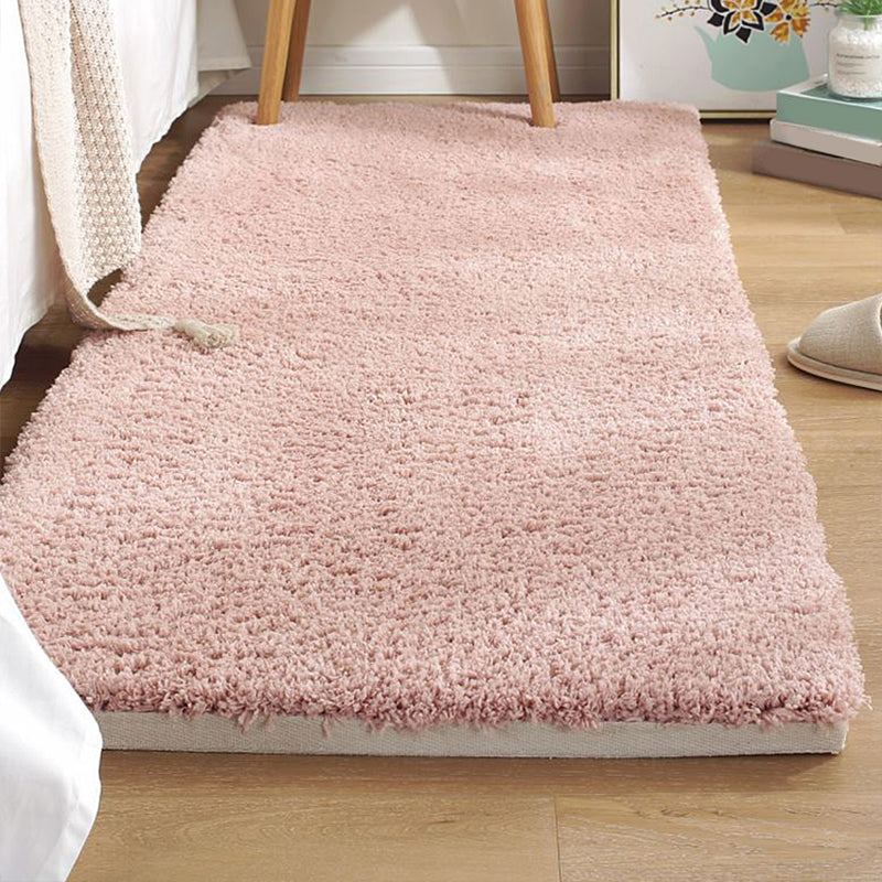 Casual Plain Rug Multi Colored Blended Area Carpet Anti-Slip Backing Machine Washable Indoor Rug for Room Clearhalo 'Area Rug' 'Casual' 'Rugs' Rug' 2214620