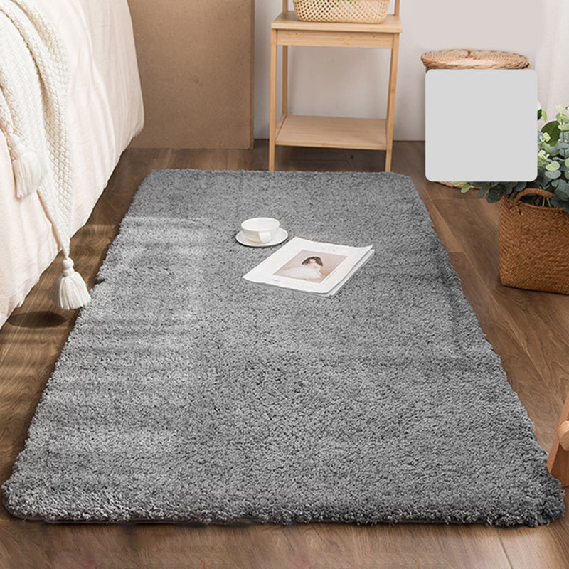 Multi-Colored Bedroom Rug Classic Solid Color Area Carpet Polyster Non-Slip Stain-Resistant Indoor Rug Clearhalo 'Area Rug' 'Casual' 'Rugs' Rug' 2214680