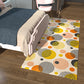 Southwestern Decoration Rug Multi Colored Polka Dot Print Indoor Rug Polypropylene Anti-Slip Washable Rug Yellow Clearhalo 'Area Rug' 'Rug' 2214800