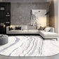 Industrial Decoration Rug Multi Color Abstract Printed Area Rug Polyster Pet Friendly Washable Carpet Cream Gray Clearhalo 'Area Rug' 'Rug' 2214805