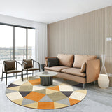 Multi-Color Luxury Rug Synthetics Geometric Pattern Indoor Rug Anti-Slip Backing Machine Washable Carpet for Room Clearhalo 'Area Rug' 'Rug' 2214821