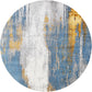 Classic Multi Colored Steampunk Rug Polypropylene Abstract Patterned Carpet Pet Friendly Easy Care Rug for Decor Light Blue-White Clearhalo 'Area Rug' 'Rug' 2214831
