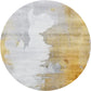 Cyberpunk Bedroom Rug Multi Color Abstract Pattern Area Carpet Polypropylene Pet Friendly Non-Slip Rug Gray-Gold Clearhalo 'Area Rug' 'Rug' 2214851