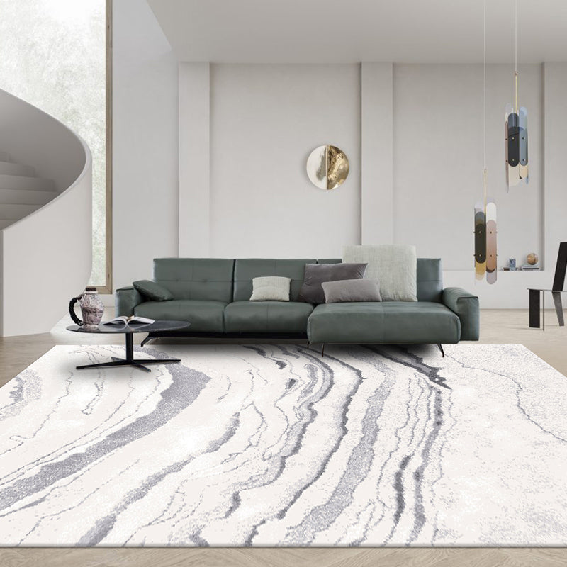 Chinese Home Decoration Rug Multi Color Polyster Area Carpet Pet Friendly Washable Stain-Resistant Rug Beige Clearhalo 'Area Rug' 'Rug' 2214887