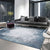 Chinese Home Decoration Rug Multi Color Polyster Area Carpet Pet Friendly Washable Stain-Resistant Rug Blue-Gray Clearhalo 'Area Rug' 'Rug' 2214888
