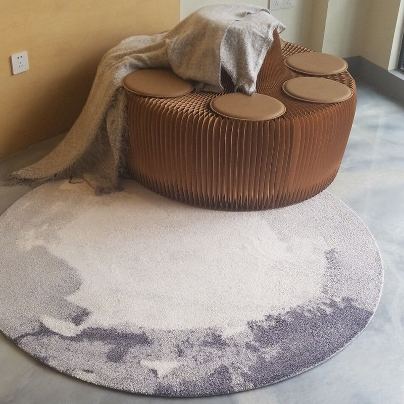 Chinese Home Decoration Rug Multi Color Polyster Area Carpet Pet Friendly Washable Stain-Resistant Rug Grey Clearhalo 'Area Rug' 'Rug' 2214891